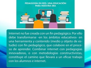 Pedagogia en la red