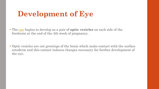 Pedia development of vision, visual development | PPTX