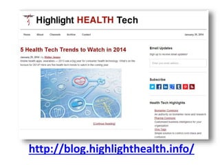 http://blog.highlighthealth.info/
 