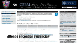 P2C




¿Donde encontrar evidencia?        8

                              24/02/2012
 