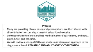 Process
• Many are providing clinical cases and presentations are then shared with
all contributors on our departmental ed...
