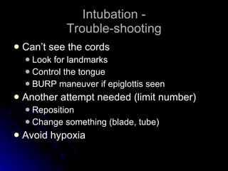 Pediatric Airways Management | PPT