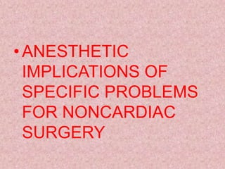 Pediatric anesthesia and cardiac problems 1 | PPT