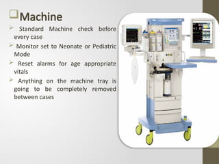 Basics of Perioperative Pediatric Anesthesia | PPTX