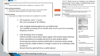 Clarke et al. Pediatric Rheumatology (2016) 14:27
 