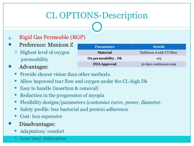 pediatric contact lens