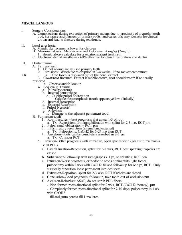 pediatric dentistry review extraction consent form