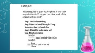 Pediatric Math Formulas Pediatric Nursing Drug Calculation .pptx