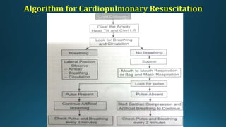 Algorithm for Cardiopulmonary Resuscitation
 