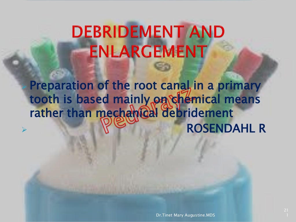 Pediatric endodontics