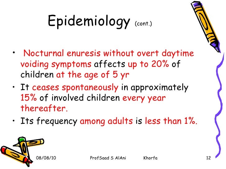 Pediatric enuresis