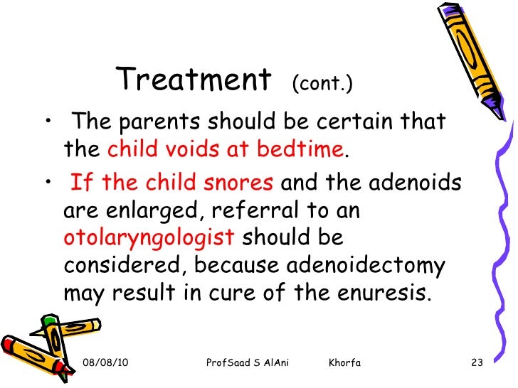 Pediatric enuresis