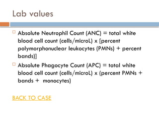 Pediatric hematology oncology case presentation | PPTX