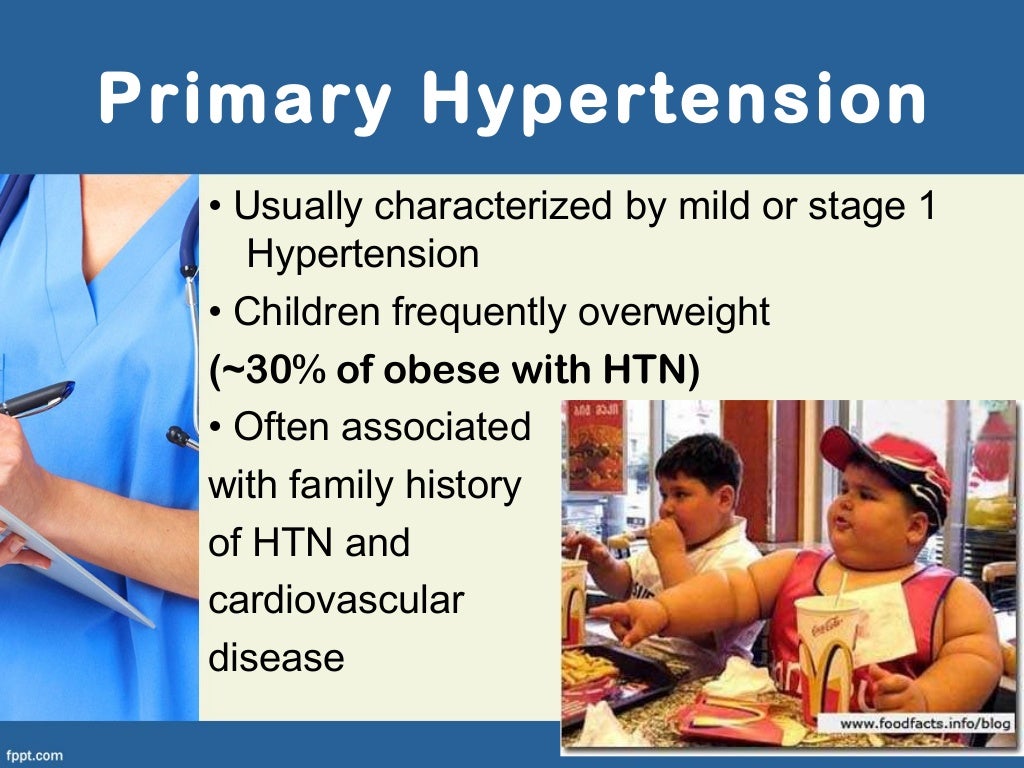 Pediatric hypertension