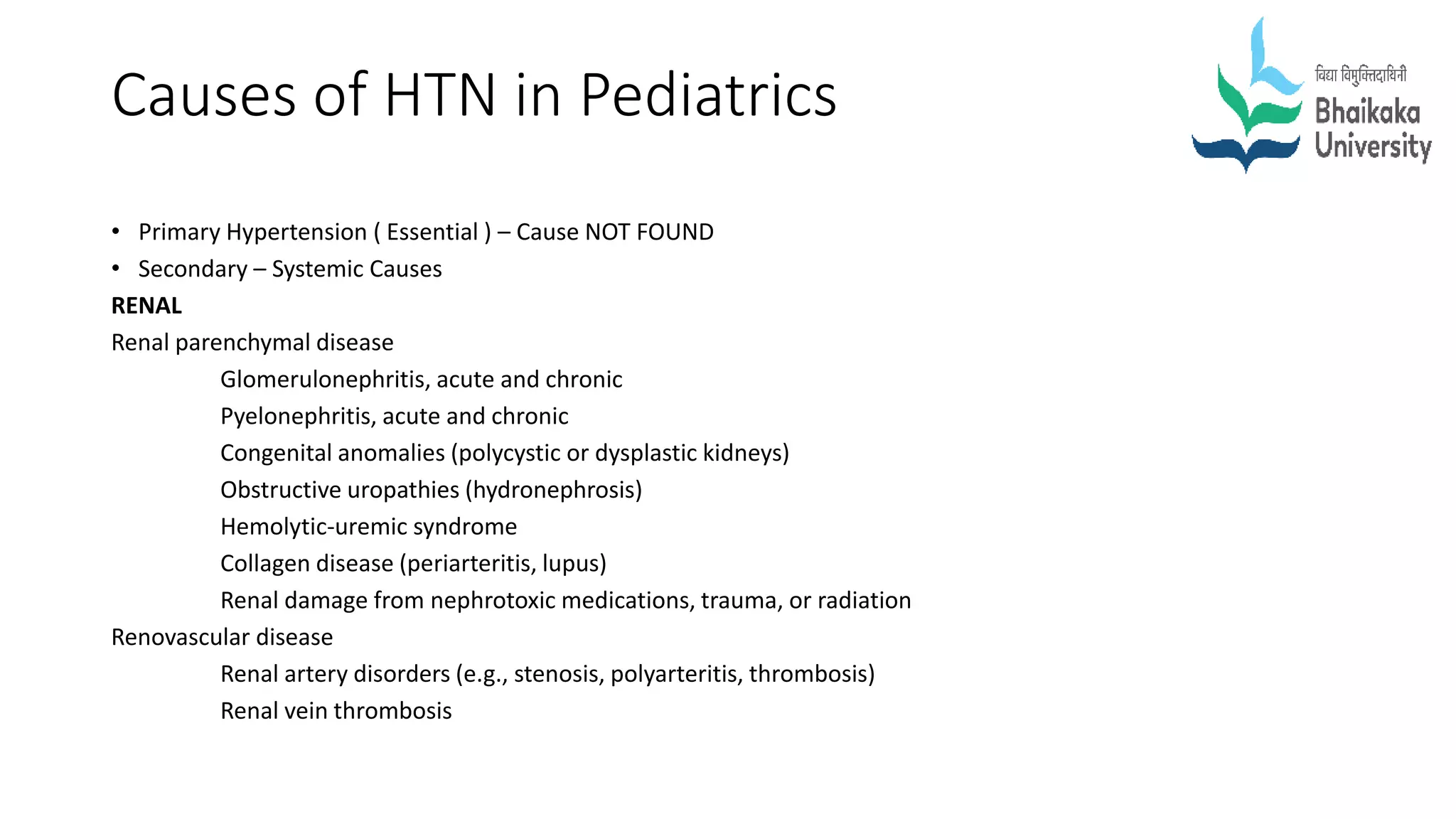 Pediatric hypertension ug PPT