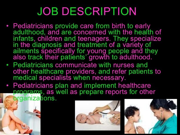 pediatrician pediatrician description