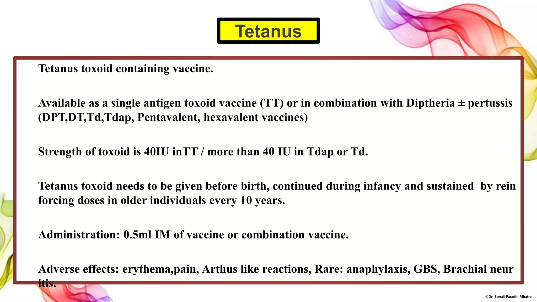 Pediatric immunization (Part 1/4) | PPTX