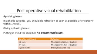 pediatric IOL calculation and visual rehabilitation .pptx