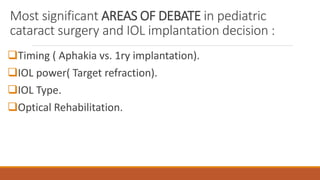 pediatric IOL calculation and visual rehabilitation .pptx