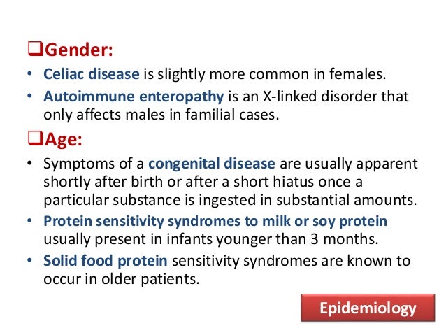 Pediatric malabsorption syndromes