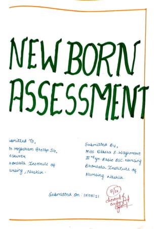 Pediatric New born assessment .pdf