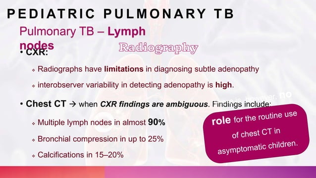 Pediatric Pulmonary Tuberculosis | PPT