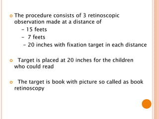 Normal Refraction Baby Pediatric refraction | PPTX