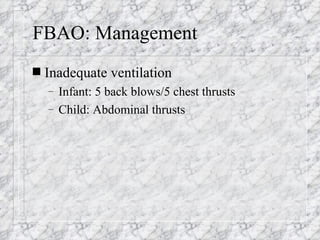 Pediatric Resp Emergencies | PPT