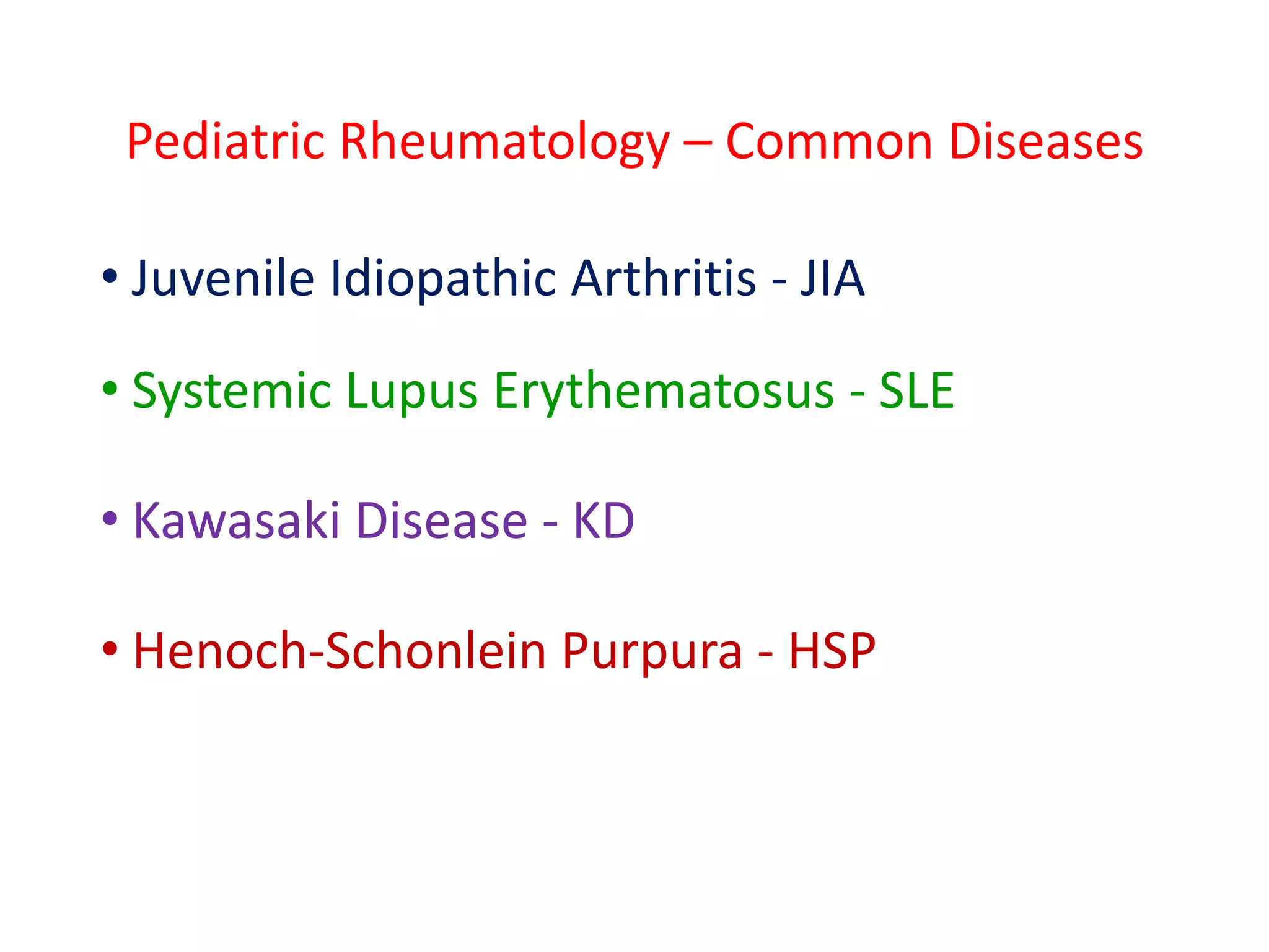 Pediatric rheumatology 2021 | PDF