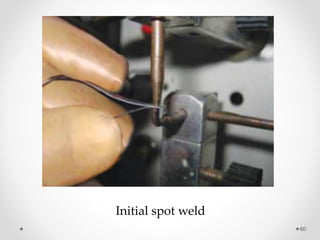 60
Initial spot weld
 