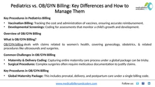Pediatrics vs. OBGYN Billing- Key Differences and How to Manage Them.pptx