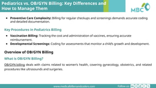 Pediatrics vs. OB_GYN Billing_ Key Differences and How to Manage Them.pptx