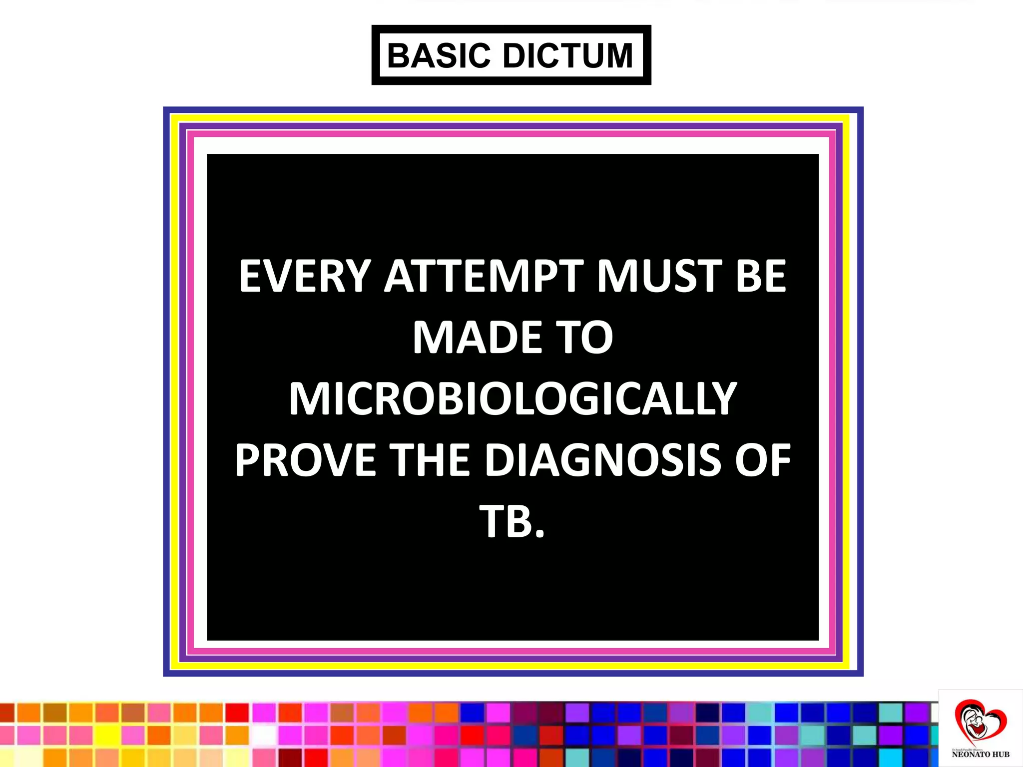 PEDIATRIC TUBERCULOSIS GUIDELINES 2021 visual data 8