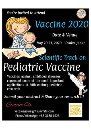 Pediatric vaccine| Vaccine Conference| Osaka Conferences