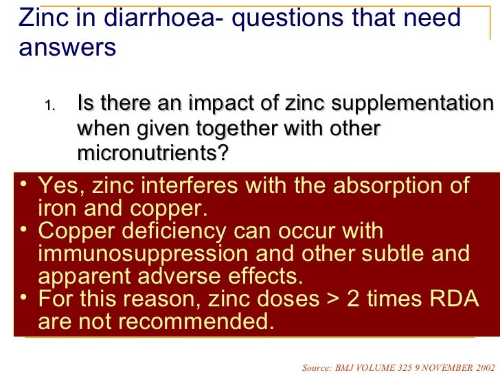 Pediatric zinc
