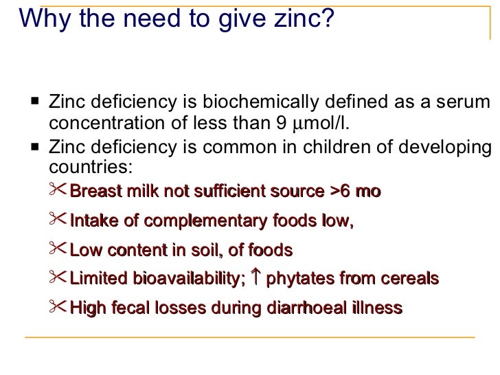Pediatric zinc