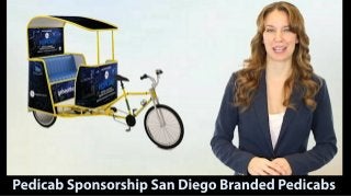 PedicabSponsorshipSanDiegoBrandedPedicabs
 