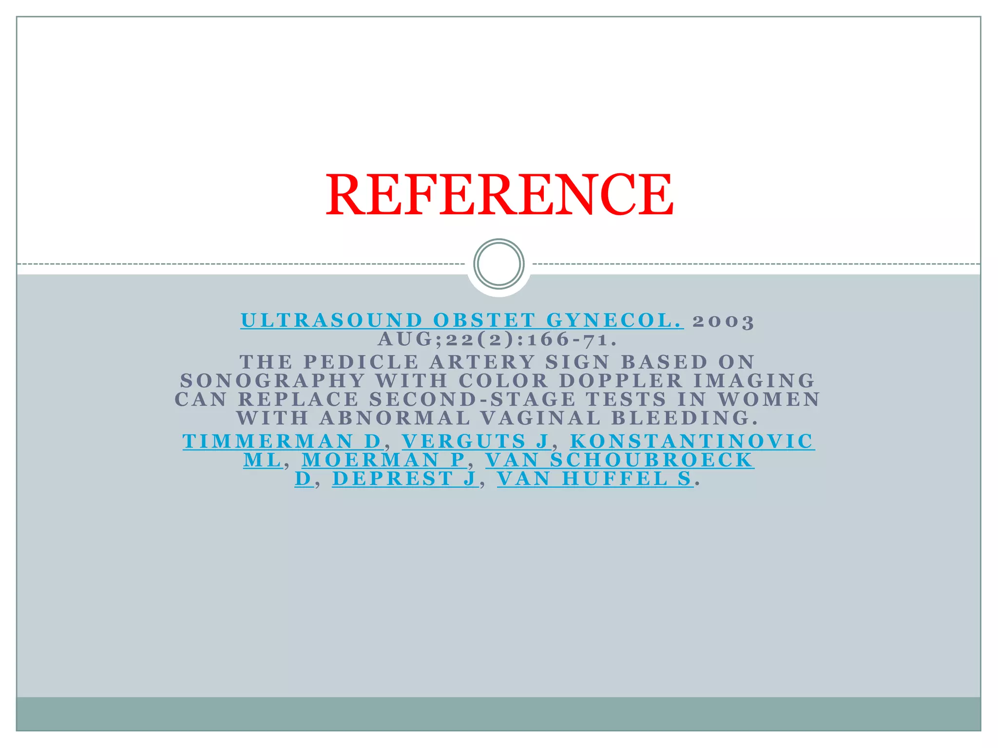 Pedicle artery sign | PPT