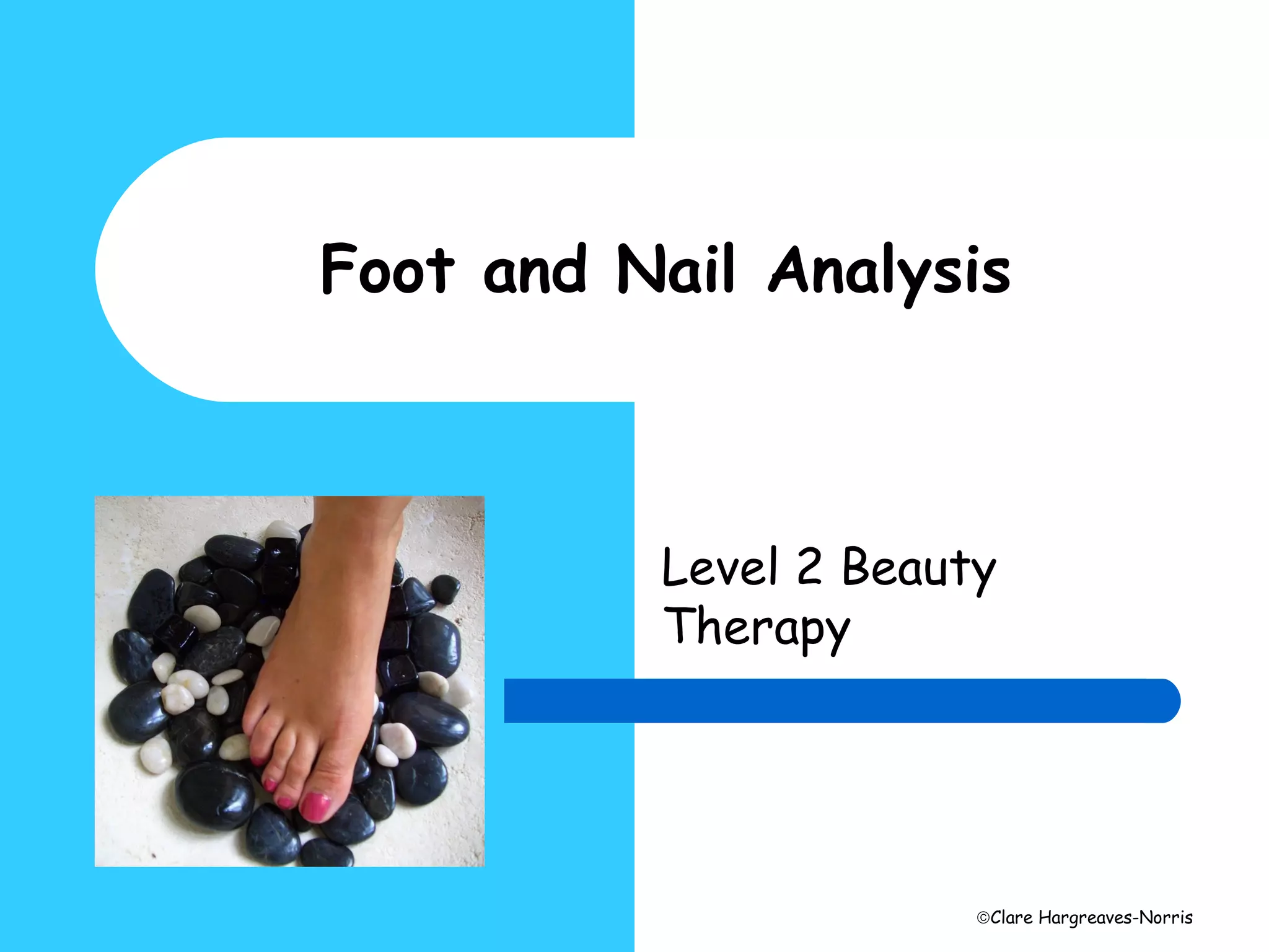 Pedicure nail and skin analysis PPT