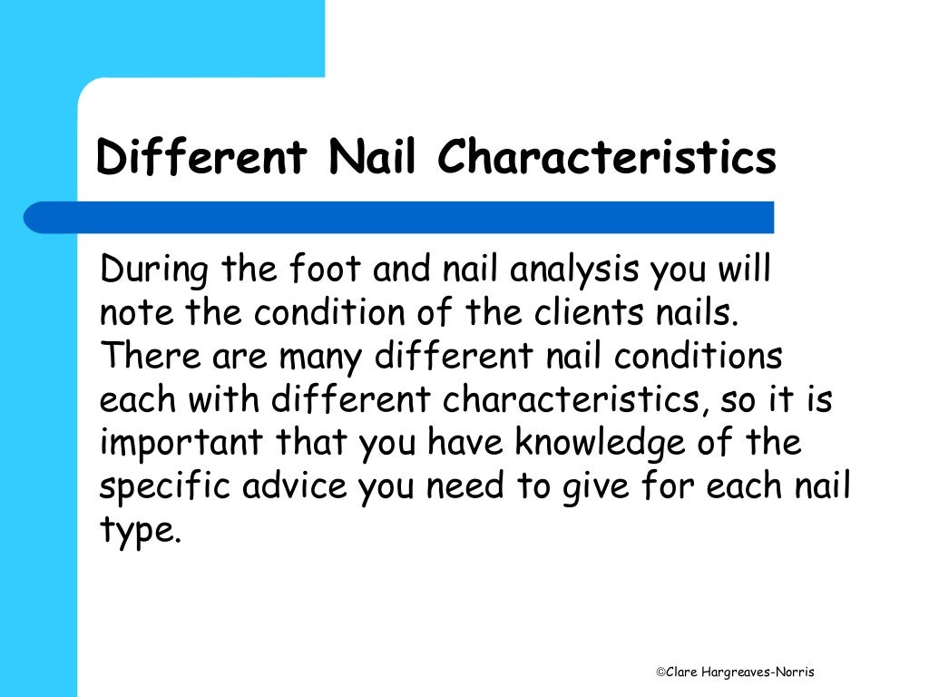 Pedicure nail and skin analysis