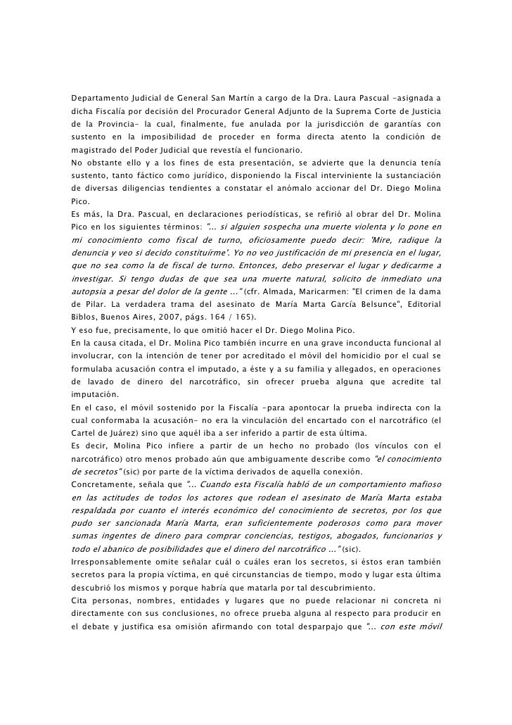 Pedido De Jury De Enjuiciamiento A Molina Pico