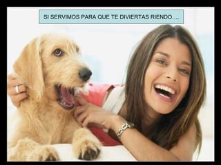 SI SERVIMOS PARA QUE TE DIVIERTAS RIENDO….
 