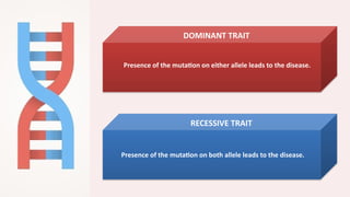 PEDIGREE ANALYSIS: DOMINANT AND RECESSIVE TRAITS | PPTX