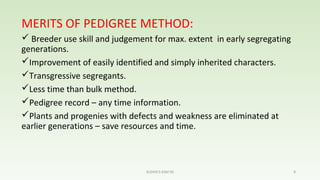 Pedigree and bulk sudha s | PPT