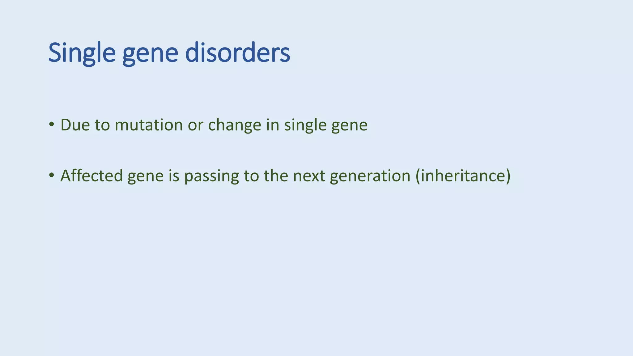 Pedigree chart & autosomal inheritance PPTX
