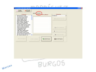 Pedir informacion profes