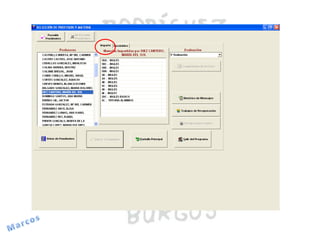 Pedir informacion profes