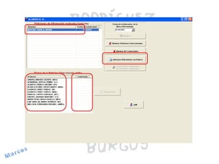 Pedir informacion profes