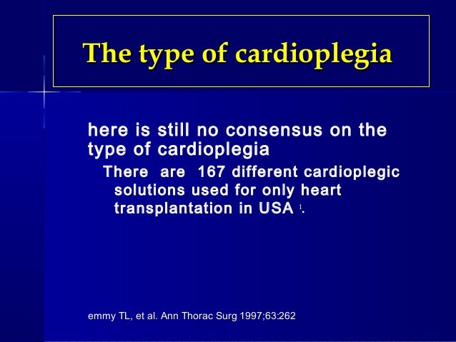 Myocardial Protection in Pediatric Cardiac Surgery Myocardial Protection in Pediatric Cardiac Surgery