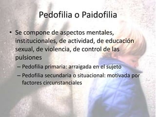 Pedofilia